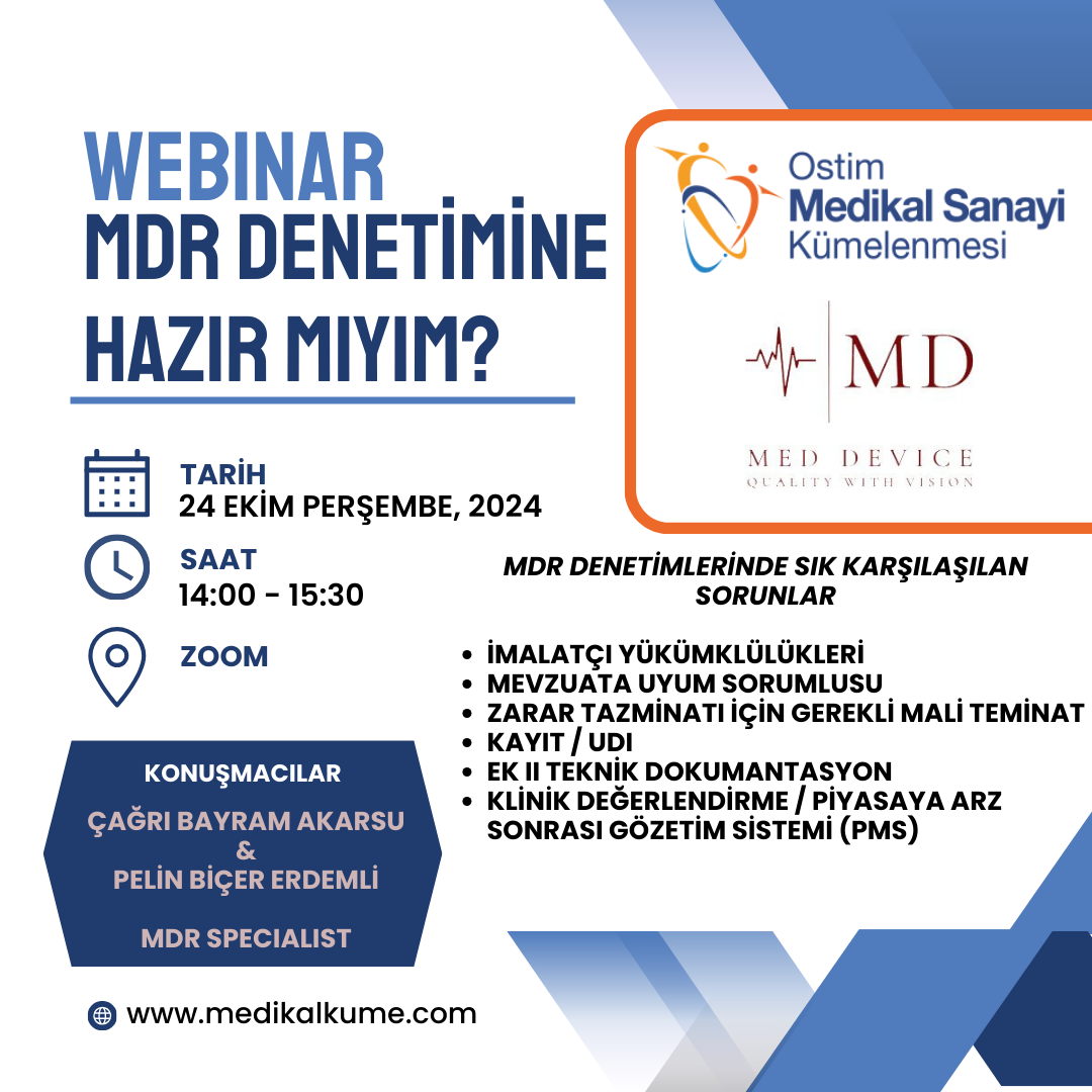 MDR Denetimine Hazır Mıyım? Webinarı